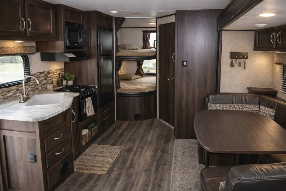 Jayco 242BHS – intérieur